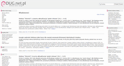Desktop Screenshot of dug.net.pl