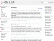Tablet Screenshot of dug.net.pl